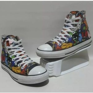 CONVERSE All Star High Top Sticker Graffiti Print